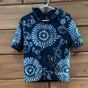 Hooded zip up sweatshirt. Old school beauty!